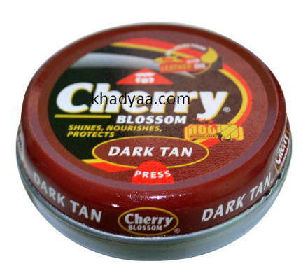 cherry blossom  shoe polish dark tan copy